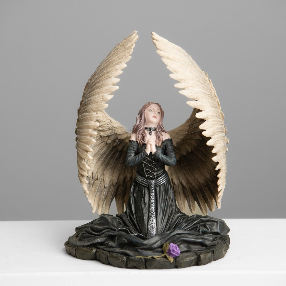 Prayer for the Fallen Angel Anne Stokes Gothic Witchy Dark Fantasy Mythical Art